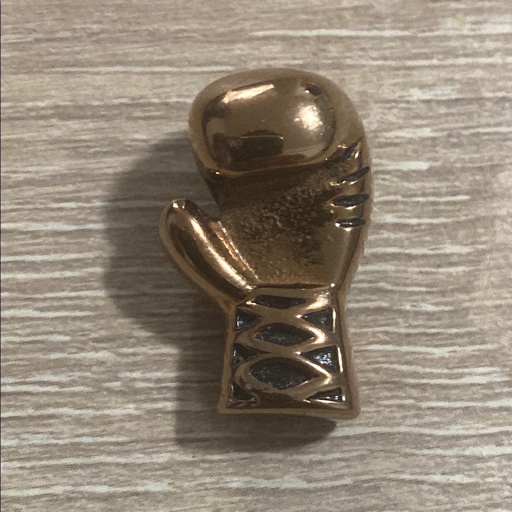 Small Rose Gold Toned Boxing Glove Knick-knack